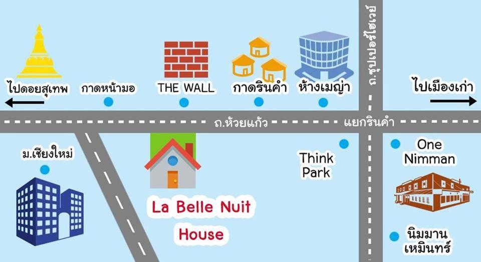 La Belle Nuit House Hostel Chiang Mai Luaran gambar